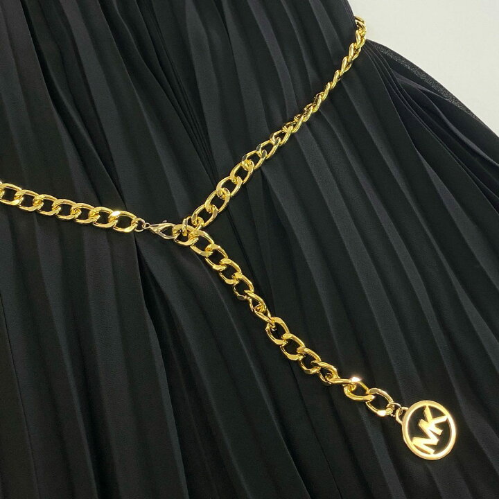 楽天市場】MICHAEL KORS マイケルコース チェーンベルト プリーツ 