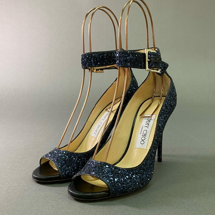 楽天市場】《美品》 JIMMY CHOO ジミーチュウ グリッター ハイヒール 