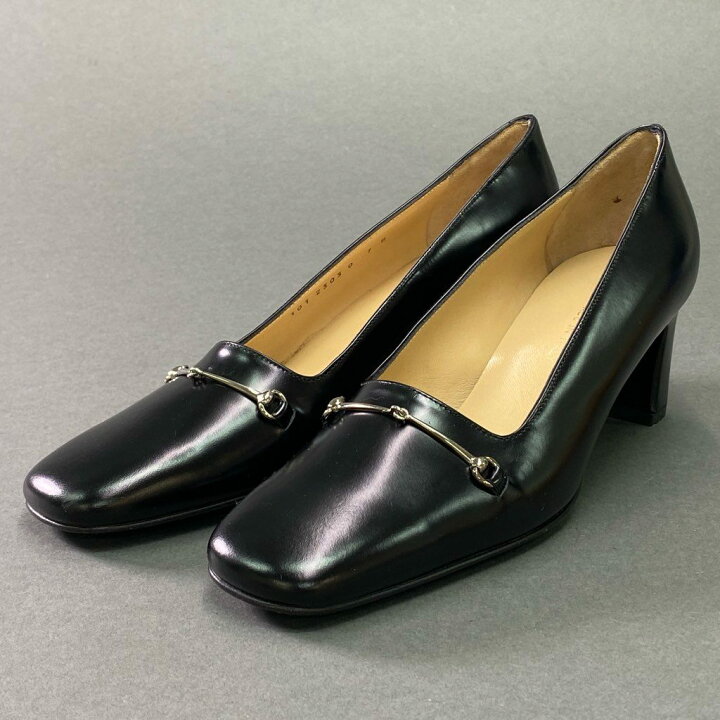 楽天市場】《極美品》 GUCCI グッチ ホースビット レザーパンプス 7