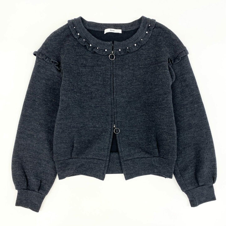 楽天市場】Rene ルネ リングジップフリルカーディガン ニット  