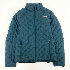 THE NORTH FACE ザノースフェイス Astro Light Jacket アストロライトジャケット ダウンジャケット ロゴプリント ND91817 XXL グリーン メンズk02i【中古】