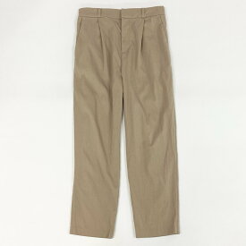 《美品》HOUSE OF ロータス ハウスオブロータス タックパンツ スラックス リラックスパンツ M ベージュ レディース 女性用u02t【中古】