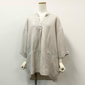 HOUSE OF LOTUS ハウスオブロータス チュニック リネンブラウス 身幅ゆったり M アイボリー レディース 女性用u02t【中古】