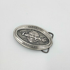 【USA製】Campagnolo カンパニョーロ ベルト用 バックル Buckle Vintage メタルバックル シルバーk02i【中古】