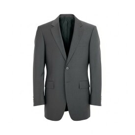 BURBERRY バーバリー イタリア製 コレクションライン テーラードジャケット ブレザー 46 チャコールグレー バージンウール メンズ 紳士服u02t中古
