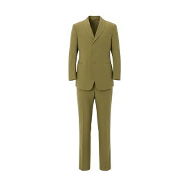 Y`s for men ワイズフォーメン ヨウジヤマモト セットアップスーツ カジュアルスーツ コットンウール メンズ 紳士服 グリーン系u02t中古