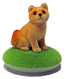 コネコとコイヌシリーズ +アロマディフューザー　シバ犬 7cmサイズのアロマディフューザー機能付き置物です。［アロマディフェーザー　置物　小物雑貨　可愛い　かわいい　自動車内用小物雑貨］