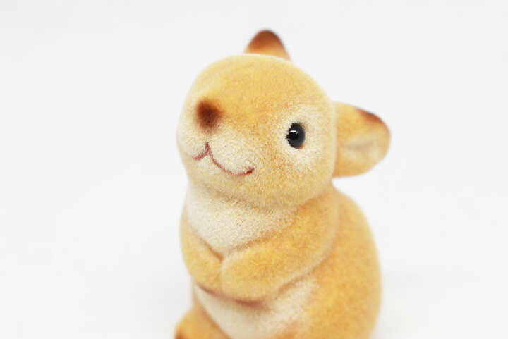 楽天市場 フロッキー チャーミー アニマル マスコット ウサギ 子 うさぎ Rabbit 動物 アニマル 動物置物 インテリア アニマルグッズ 動物グッズ 雑貨 ハンドメイド 手づくり 癒し 可愛い かわいい ギフト プレゼント お祝い 誕生日 Velvy Mate