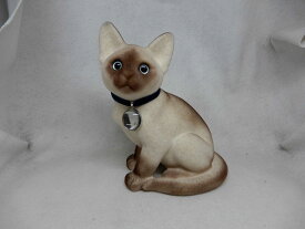 ネコちゃん貯金箱　シャムネコ