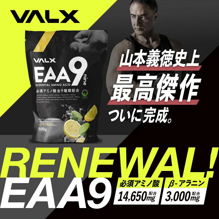楽天市場】【一部フレーバー特別価格】VALX EAA9 500g [アンチ 