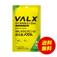 【送料無料 6/12 20:00-6/15 23:59】[LINE登録で1,000円OFF] VALX【ビタミンD＋亜鉛】ビタミンD 亜鉛 サ…