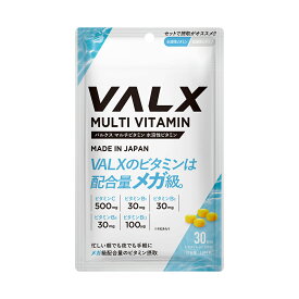 [期間限定 LINE登録で1,000円OFF] VALX マルチビタミン【水溶性ビタミン】山本義徳 サプリ サプリメント ビタミン ビタミンC 60mg ビタミンB1 30mg ビタミンB2 30mg ビタミンB6 30mg ビタミンB12 100μg 配合