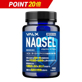 【マラソン限定ポイント20倍】NAQSEL（ナクセル）【機能性表示食品】VALX　バルクス サポート サプリメント カロリー サプリ 健康食品 ターミナリア ガルニシア 女性 男性 機能性表示食品 まとめ買い 脂肪 糖 脂肪燃焼 内臓脂肪