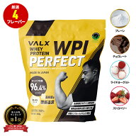 [LINE登録で1,000円OFF] VALX ホエイプロテイン WPI 1kg 選べる6種フレーバー タンパク質 96%含有 国内生…
