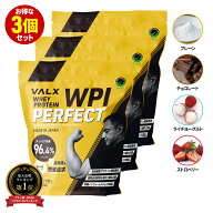 [期間限定 LINE登録で1,000円OFF] [大容量] VALX ホエイプロテイン WPI 3kg (1kg×3袋) 選べる6種フレー…