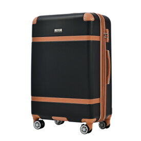 スーツケース Mサイズ キャリーケース キャリーバッグ JY01 軽量 かわいい おしゃれ トランク 女性 ストッパー付き 容量拡張可能 4日～7日用 中型 suitcase 女子旅 全国旅行支援 一年間保証 TSAロック搭載 TANOBI