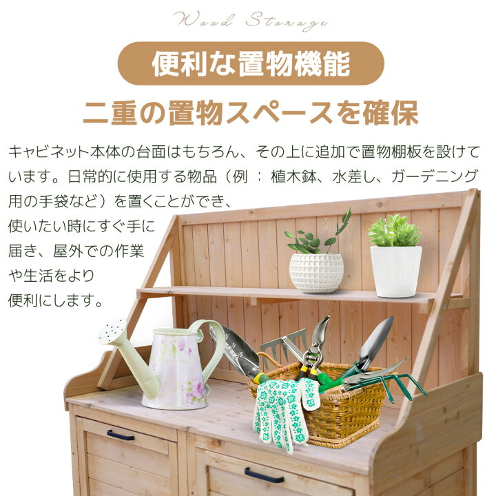 楽天市場】2025新作 木製物置 物置 屋外 大型 倉庫 ガーデニング 収納 