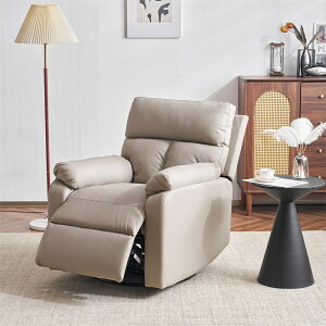 スマホ充電可と回転式 リクライニングチェア 回転式 リクライニングソファ 1人掛け 電動 リクライニング ファブリック オットマン一体型 パーソナルチェアー 電動ソファ 耐圧分散 リクライ