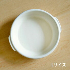 BAKE 耐熱ベイクパン L　ホワイト/TOJIKI TONYA/　直火オーブンOk