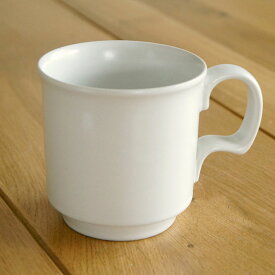 アッシュ マグカップ：ホワイトTOJIKITONYA/カフェ/コーヒーカップ