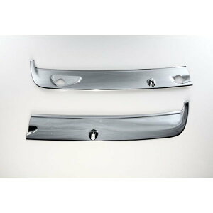 軽トラ スズキ NEWキャリイ (キャリー)/スーパーキャリイ 日産 NT100クリッパー 三菱 ミニキャブ 共通 フロントメッキパネル(R&L) カスタム パーツ