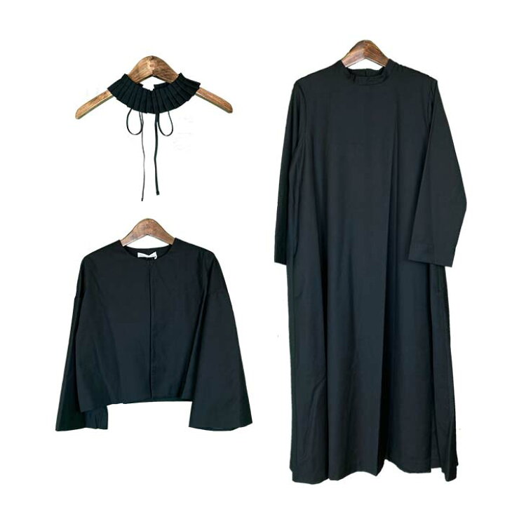 楽天市場】s.t.closet エスティークローゼット プリーツ衿付きスタンド 