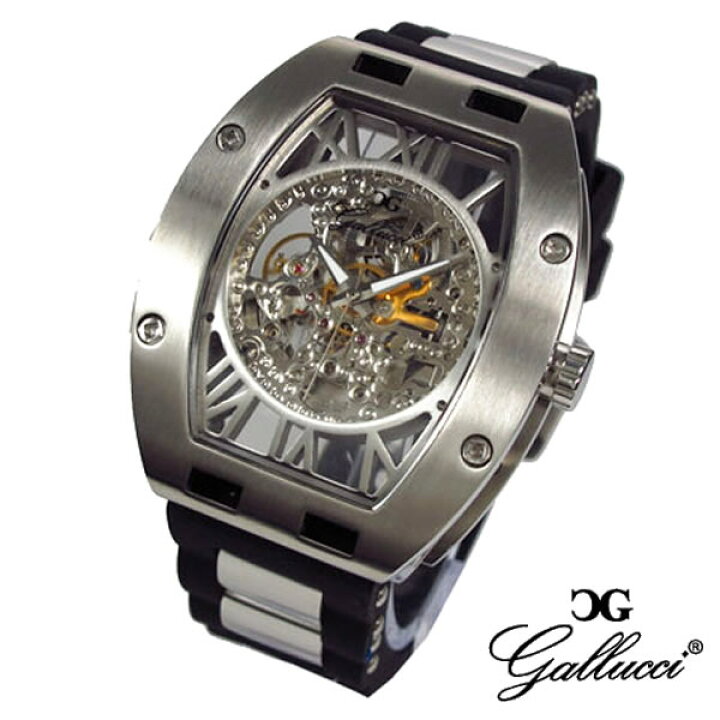 楽天市場】GALLUCCI ガルーチ 腕時計 スケルトン 自動巻き WT22272SK 