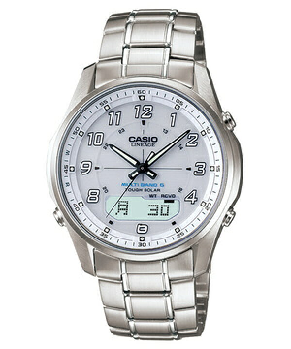 楽天市場】電波 ソーラー 腕時計 カシオ CASIO メンズ LINEAGE 