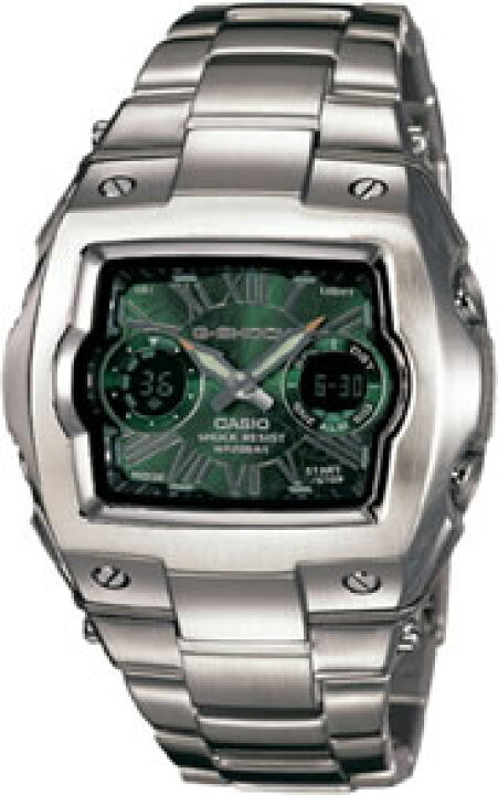 楽天市場】G-SHOCK 腕時計|カシオ インパクトある角型フェイスにメタル 