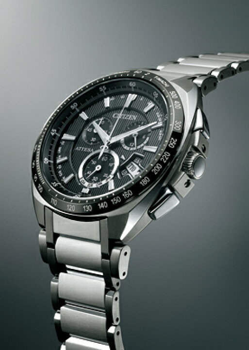 楽天市場】シチズン CITIZEN 電波時計 電波 ATTESA アテッサ ATD53 