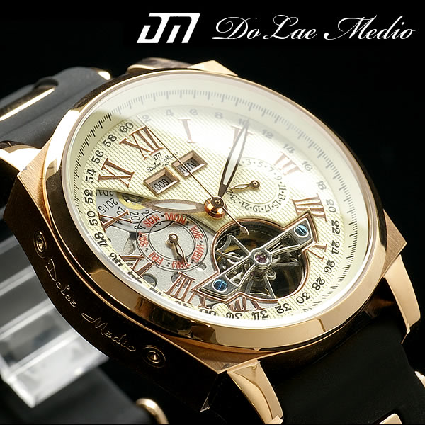 ドルチェ メディオ Dolce Medio 腕時計 自動巻き POWER WATCH 掲載モデル DM8004-PGWH 送料無料 | LAD  WEATHER（ラドウェザー）公式