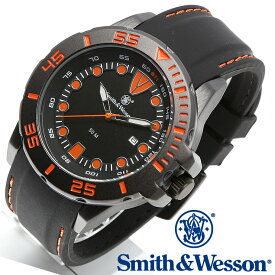 [正規品] スミス＆ウェッソン Smith & Wesson ミリタリー腕時計 SCOUT WATCH ORANGE/BLACK SWW-582-OR [あす楽] [送料無料] [雑誌掲載ブランド]