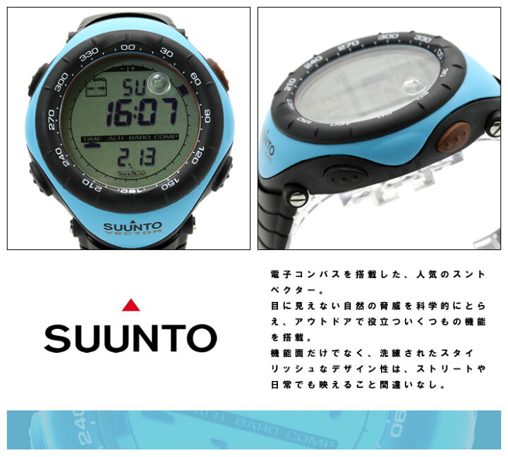 楽天市場】SUUNTO VECTOR スント ベクター ターコイズ SS018637000 