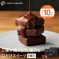 パリトロ ・ スイート 4個入 チョコレート 横浜 バニラビーンズ | 生チョコ プチケーキ チョコ 洋菓子 お…