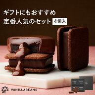 ショーコラ＆パリトロ4個入 チョコレート 横浜 バニラビーンズ | チョコサンド チョコ 洋菓子 お菓子 高…