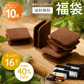 ≪大容量＆40%OFF≫【送料無料】夏のショーコラづくし福袋[7/23-8/15着迄] チョコレート 横浜 バニラビーンズ | チョコサンド チョコ クッキー 洋菓子 お菓子 高級 おしゃれ 福袋 詰め合わせ お取り寄せ スイーツ 誕生日祝い お礼 パーティ ご自宅用