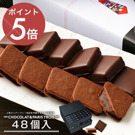 【送料無料】ショーコラ & パリトロ 48個入 チョコレート 横浜 バニラビーンズ | チョコサンド 生チョコ チョコ 洋菓子 お菓子 高級 チョコレートギフト ギフト おしゃれ 個包装 スイーツ プレゼント 2025 クリスマス