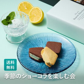 季節のショーコラを楽しむ会(送料無料)[9/5着迄] チョコレート 横浜 バニラビーンズ | チョコサンド チョコ 洋菓子 お菓子 高級 ギフト おしゃれ 個包装 スイーツ プレゼント プチギフト 瀬戸内レモン チョコミント リッチミルク チョコレート 2025