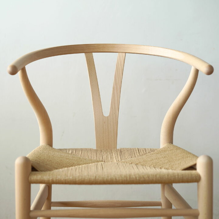 楽天市場】Yチェア ビーチ ソープフィニッシュ 45cm／43cm【Yチェア 