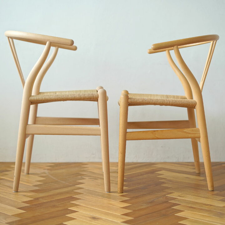 楽天市場】Yチェア ビーチ オイルフィニッシュ 45cm／43cm【CARL  