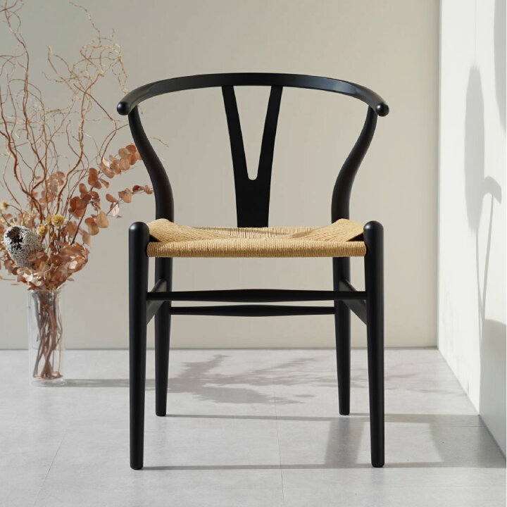 楽天市場】Yチェア SOFT BLACK（ソフトブラック） ビーチ 45cm／43cm 