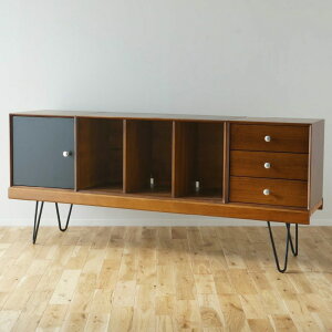 �y�݌ɂ���z826STANDARD UNIT168cm �T�C�h�{�[�hD�Z�b�g �w�A�s�����b�O [BDBWB3S4SH] �u���E��