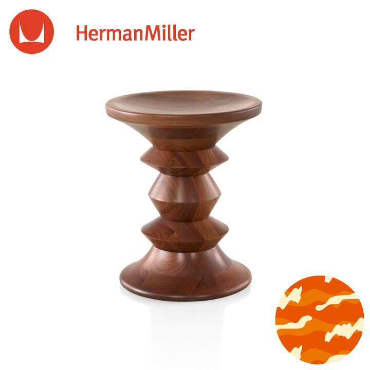 Eames でっぱ TurnedStool 411 イームズウォールナットスツール411