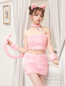 《予約》猫コスプレ キャット衣装 仮装 コスチューム ピンク猫 猫耳 【4点セット】laVyrinth CAT.pink vcsot-180401-3 猫 コスプレ 大人 セクシー 女性 大人用 コスチューム かわいい 大人仮装 可愛い ねこ ネココスプレ コスプレ衣装