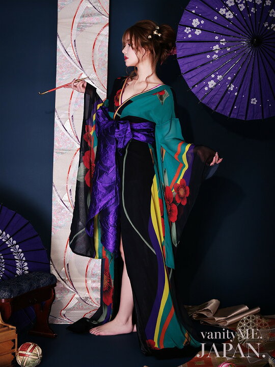 楽天市場】花魁 コスチューム コスプレ花魁 コスプレ着物 和風 