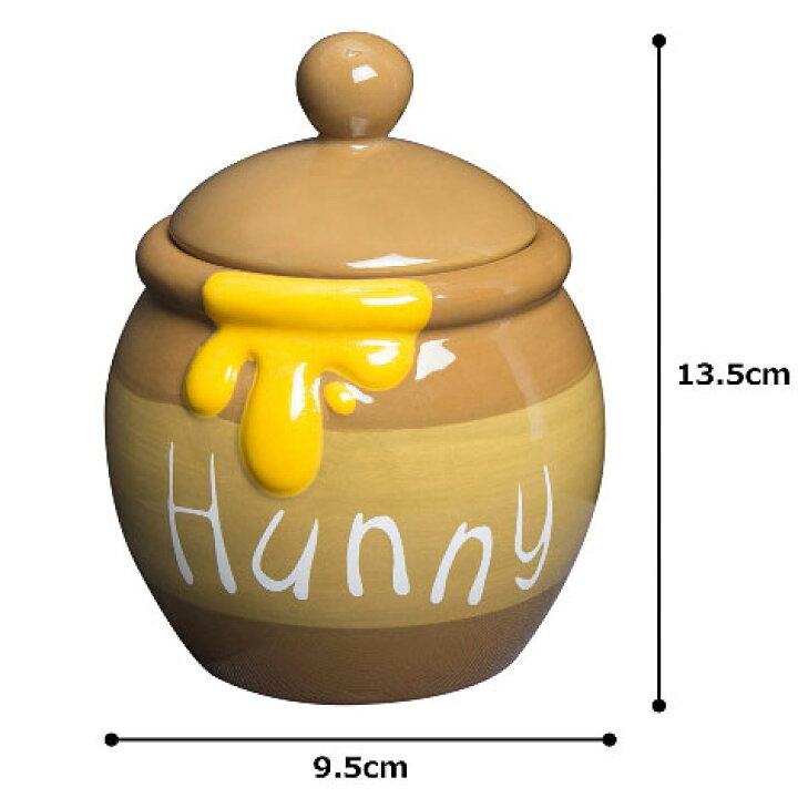 楽天市場 くまのプーさん ハニーポット San28 ディズニー Disney くまのぷーさん Winnie The Pooh キャラクター グッズ 食器 壺 はちみつ 容器 ハチミツ 蜂蜜 かわいい インスタ映え インテリア プレゼント ギフト キャニスター おしゃれ 調味料入れ ペン立て 小物