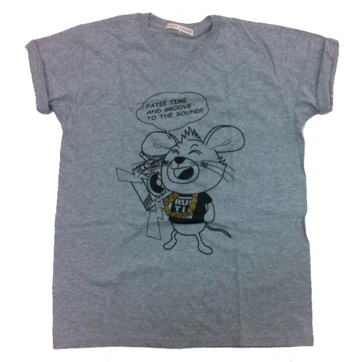 楽天市場 メール便送料無料 Tシャツ ねずみ イラスト グレー 灰色 半袖 レディース Mサイズ トップス カットソー ルームウェア 部屋着 春 夏 秋 中学生 高校生 女子 女性 女性用 大人 おしゃれ かわいい 楽天マラソン 買い回り 送料無料 1000円ぽっきり 1000円