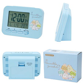 すみっコぐらし 電波置き時計 | 目覚まし時計 アラーム カレンダー 置き時計 置時計 電波時計 デジタル 子供部屋 すみっこぐらし キッズ 子供用 女の子 小学生 小学校 レディース 女性 かわいい おしゃれ キャラクター グッズ ギフト プレゼント 誕生日 クリスマス 2000