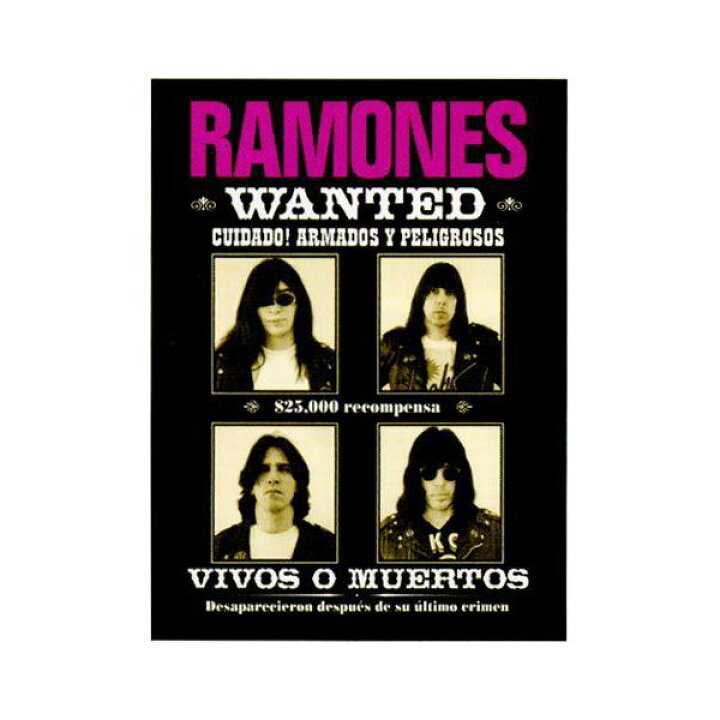 楽天市場】ラモーンズ ポスター RAMONES ウォンテッド JOEY RAMONE 