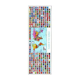 世界の国旗ドアポスター【FLAGS OF THE WORLD】　通販　楽天　販売　　プレゼント